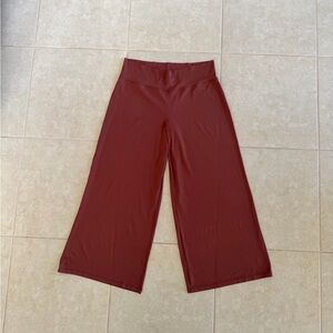 A’nue Miami Palazzo Wide Leg Pull-On Pants in Caramel Size L1